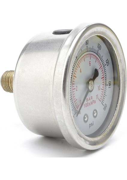 Ayarlanabilir 0-160 Psı Akaryakıt Yağı Basınç Regülatör Göstergesi Krom Gümüş Evrensel (Yurt Dışından) modelleri
