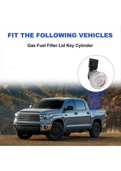 Toyota Tacoma 1995-2004 Için 2 Anahtarlı Yakıt Kapısı Kilit Silindiri Tundra 2000-2003 69058-35140 69058-29016 (Yurt Dışından) indirimleri