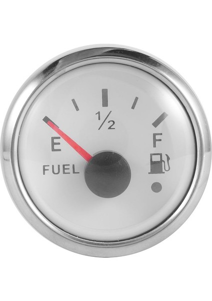 52MM Yakıt Seviye Göstergesi 0-190OHM Değiştirilebilir 240-33OHM Akaryakıt Seviye Seviye Alarm Beyaz ile Su Geçirmez Tekne Araba Göstergeleri (Yurt Dışından)