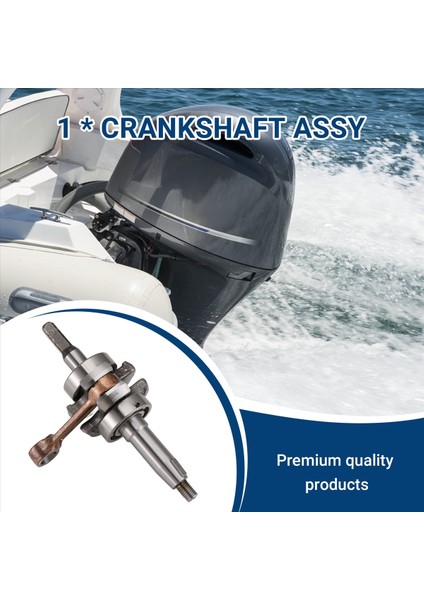 6A1-11400-00 Yamaha Için Krank Mili Assy 2hp 2 Stroklu Dışişli Motor Tekne Parçaları Aksesuarları 6A1-11400-01 (Yurt Dışından) fırsatları