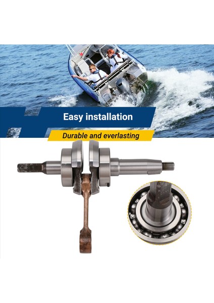 6A1-11400-00 Yamaha Için Krank Mili Assy 2hp 2 Stroklu Dışişli Motor Tekne Parçaları Aksesuarları 6A1-11400-01 (Yurt Dışından) indirimleri