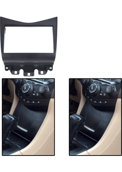 Honda Accord 02-07 Için Çift Din Fasyası Radyo DVD Stereo CD Panel Dash Montaj Kurulumu Trim Kit Yüz Çerçevesi Fasica (Yurt Dışından) fiyatları