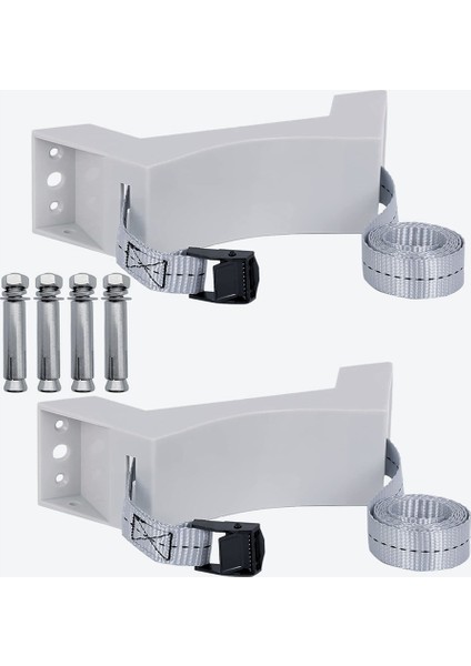 2pcs Propan Tank Tutucu Gaz Silindiri Tutucu Silindir Duvarı Monte Braket Rv Su Yumuşatıcı Için Gaz Silindiri Tutucusu B (Yurt Dışından) modelleri