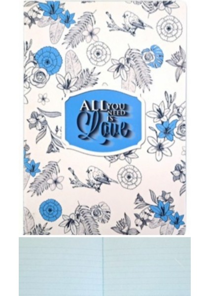 Sekreterlik St-30 Work Hark Dream Never Give Up Desenli Sekreterlik+Lizi A5 Renkli Çizgili Defter fiyatları