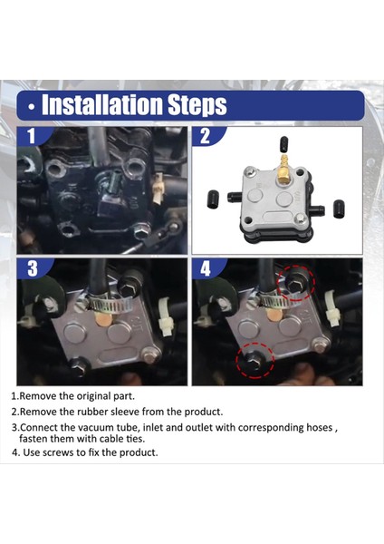 Merkür Için Yakıt Pompası 35 50 60 115 225 Hp Gözden Geçirme 2 Strok 30-300 HP14360A50 14360A41 14360A16 14360A71 (Yurt Dışından) indirimleri