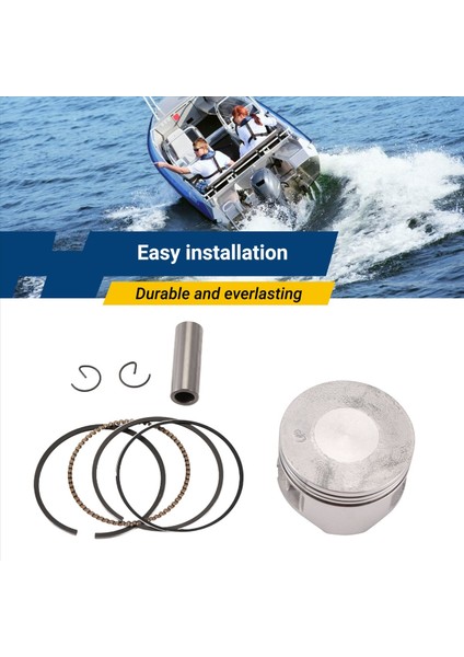 6BX-E1631 Yamaha Için Halkalı Piston Kiti 4 Strok 4hp 6hp Dışarıda Motor 6BX-E1631-00-96 6BX-E1603-00-00 (Yurt Dışından) indirimleri