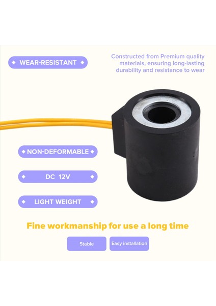 AT163482 163482 John Deere Için Solenoid Valf Bobini 300D 310D 315D Inşaat Makina Parçaları Yükleyici Aksesuarları (Yurt Dışından) indirimleri