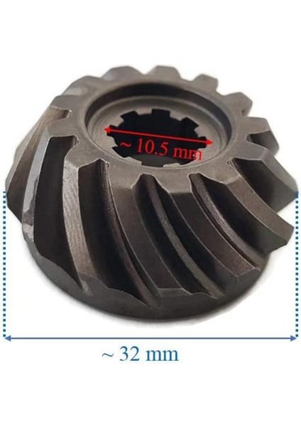 2 Pcs Araç Aksesuarları 1 Pcs Tekne Motorlu Pinyon Dişli Vev ve 1 Pcs Tekne Outboard Pervane Şaftı 683-45611-0100 (Yurt Dışından) modelleri