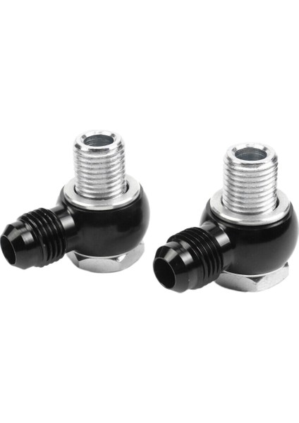 6AN x 1/4 Npsm Gm Turbo 350 400 700R4 4L60E Şanzıman Yağı Soğutucu 90 Derece Banjo Tesisatları (Yurt Dışından)