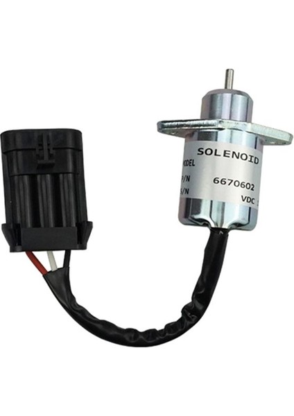 12V Motor Kapat Solenoid Exkavator Bobcat Için Solenoid Valf Durdur 463 553 S70 S100 6670602 (Yurt Dışından)