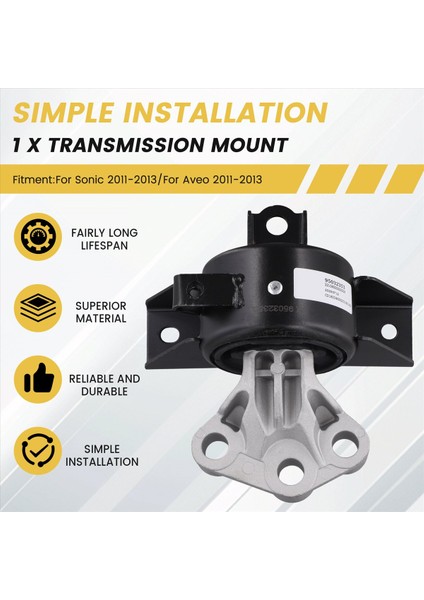 95032353 Araba Şanzıman Mount Engine Montaj Braketi Chevrolet Aveo Sonic 2011-2013 (Yurt Dışından) fırsatları