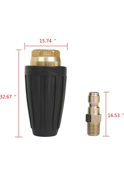 Evrensel Basınçlı Yıkayıcı Turbo Nozul ve Otomatik Aracı Ayarlanabilir Basınçlı Yıkayıcı Nozul Ipuçları (Yurt Dışından) modelleri