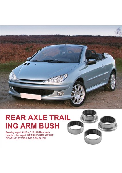 513196 517408 513266 5131A6 Peugeot 206 Arka Aks Izli Kocalı Yatak Onarım Kiti 4 Pcs 47MM (Yurt Dışından) indirimleri