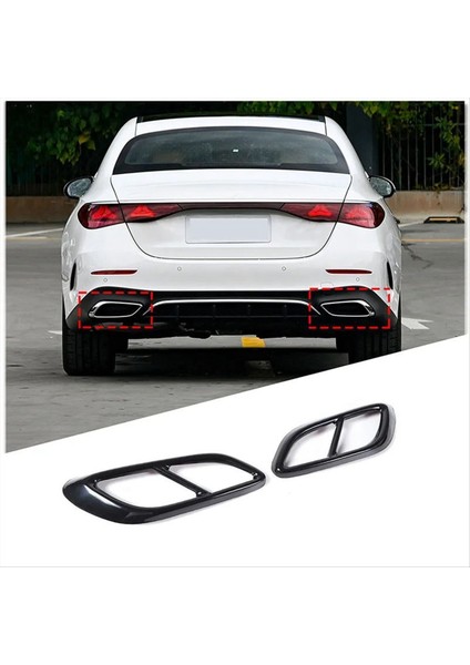 Arka Egzoz Susturucu Kuyruk Borusu Kapak Trim Paslanmaz Çelik Mercedes Benz E Sınıfı W214 Cle 2024 Spor Versiyonu Siyah (Yurt Dışından) modelleri