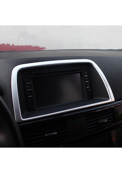 Mazda Cx-5 Cx5 Key 2012 2013 2014 2015 2016 2016 Chrome Iç Gösterge Tablosu Merkezi Kontrol Navı Ekran Kapak Trim Çerçeve Dekorasyonu (Yurt Dışından) indirimleri