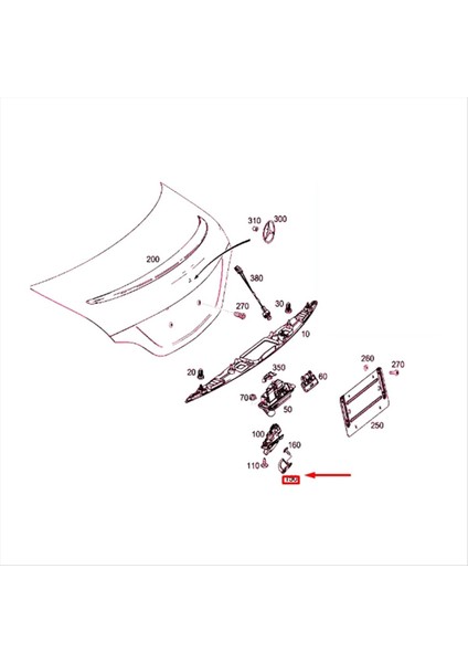 Araba Gövdesi Mandal Forvet Bagaj Kapağı Menteşe Mercedes-Benz W204 W205 W118 W212 W213 A2047580003 2047580003 (Yurt Dışından) indirimleri