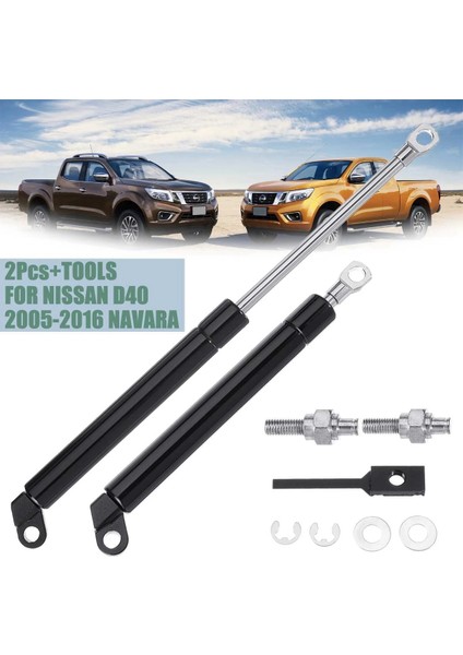 2pcs Arka Kaldırma Kapağı Bagaj Kapağı Yavaş Aşağı Gövde Gaz Şoku Germe Asansör Destekleri Nissan D40 Navara 2004-2014 Için Uygun (Yurt Dışından) fiyatları