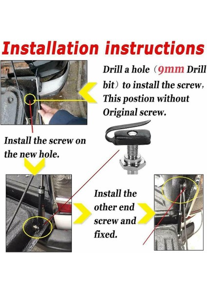 2pcs Arka Kaldırma Kapağı Bagaj Kapağı Yavaş Aşağı Gövde Gaz Şoku Germe Asansör Destekleri Nissan D40 Navara 2004-2014 Için Uygun (Yurt Dışından) modelleri