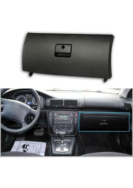 1J1857121 Araba Ön Yolcu Yan Konsol Eldiven Çöp Kutusu Kapı Kapak Golf 4 Jetta Mk4 Bora 1998-2004 Siyah (Yurt Dışından) fırsatları