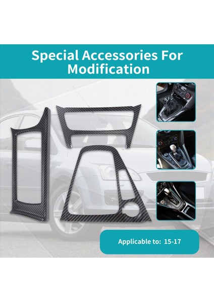 Ford Focus Için 2015 2016 2017 Mk3 St Karbon Fiber Renkli Abs Iç Dişli Vites Paneli Kapak Trim Lhd (Yurt Dışından) indirimleri