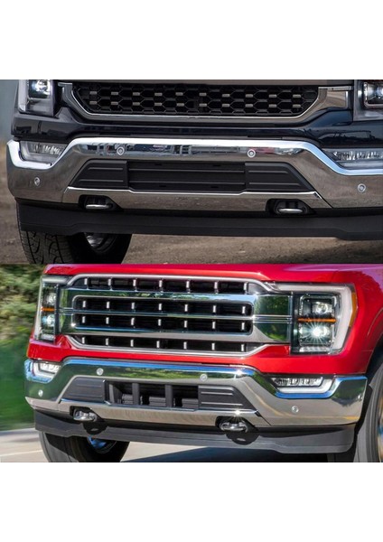 Ön Tampon Koruma Pedleri Ekler Uç Kapaklar Ford F150 2021-2023 ML3Z-17E810-AA ML3Z-17E811-AA 2pcs (Yurt Dışından) fiyatları