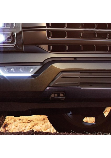 Ön Tampon Koruma Pedleri Ekler Uç Kapaklar Ford F150 2021-2023 ML3Z-17E810-AA ML3Z-17E811-AA 2pcs (Yurt Dışından) indirimleri