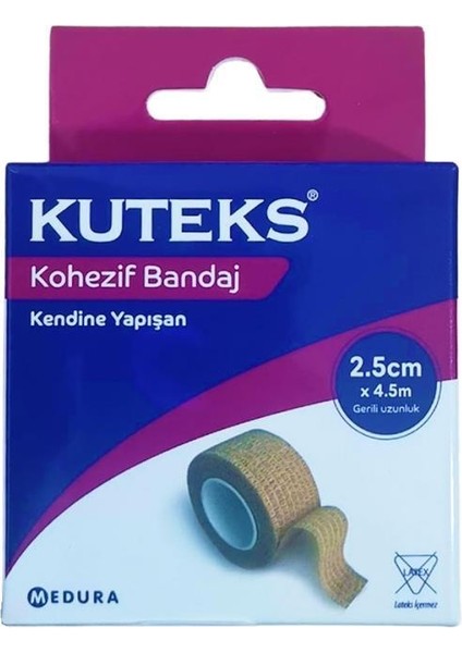 Bandaj Kendinden Yapışkanlı 2,5 cm