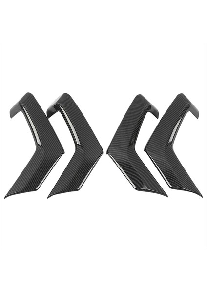 Karbon Fiber Araba Iç Kapı Kolu Kapak Kaplama Kapısı Çıkartmaları T-Roc Troc 2017-2020 Için Dekorasyon (Yurt Dışından)
