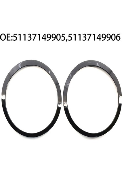 51137149905 51137149906 Far Çerçevesi Far Döşeme Halkası Mini Cooper S R56 R57 R55 Clubman 2007-2015 (Yurt Dışından)