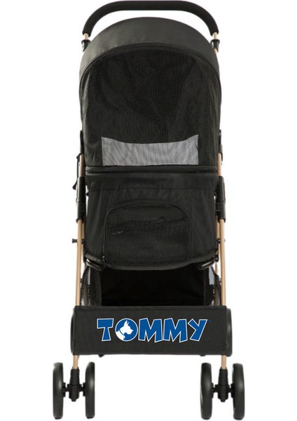 Mtxdpn Tommy Evcil Hayvan Arabası Siyah 67*47*98CM Max 15KG
