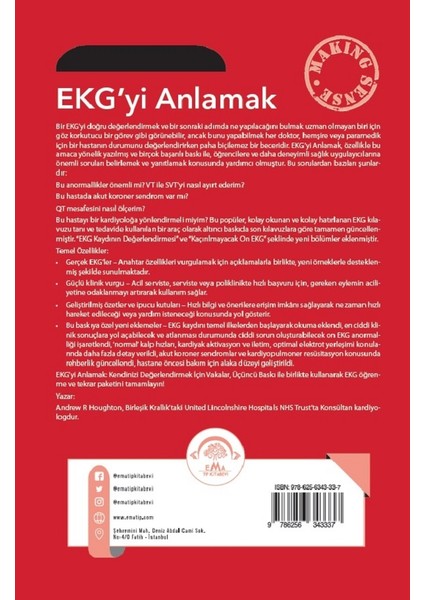 Ekg'yi Anlamak (Uygulamalı Kılavuz) fiyatları