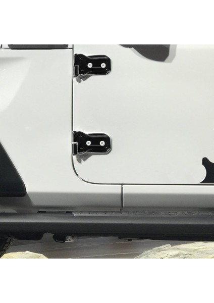 2018-2019 Jeep Wrangler Jl &amp Sınırsız Araba Aksesuarları Için Kapı Menteşe Kapak Koruyucu Trim Kiti (Yurt Dışından) indirimleri