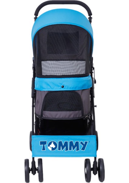 Mtxdpn Tommy Evcil Hayvan Arabası Mavi 67*47*98CM Max 15KG