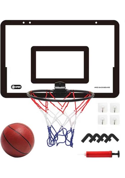 Metal Çemberli Basket Potası – Duvara Asılabilir Çocuk Basketbol Seti Toplu indirimleri