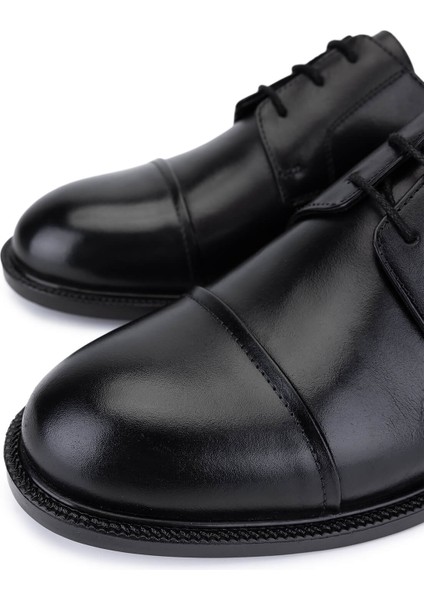 Erkek Hakiki Deri Siyah Klasik Ayakkabı 424 103 Erk Ayk SK25-26 Sıyah modelleri