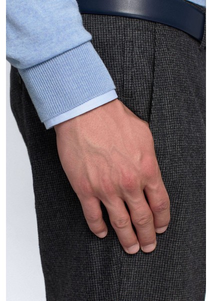 Yün Kaşmir Antrasit Chino Flanel Pantolon modelleri