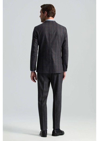 Yün Kaşmir Antrasit Chino Flanel Pantolon fırsatları