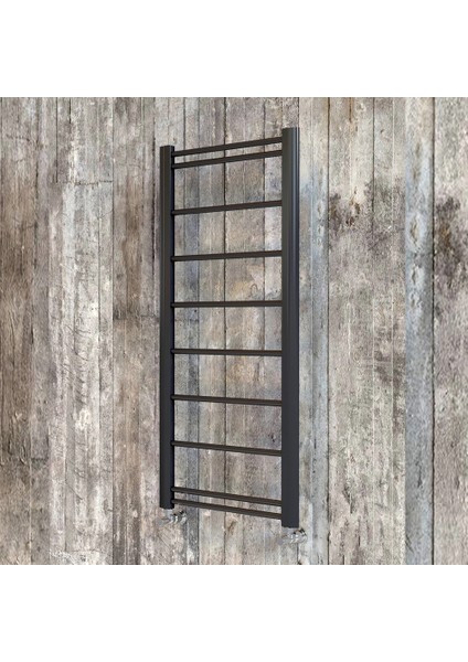 Alüminyum Dekoratif Havlupan Lodos Style 700X400 mm 6 Dilim Dokulu Antrasit Gri | 257 W Yüksek Isıl Güç | 5 Yıl Üretici Garantisi