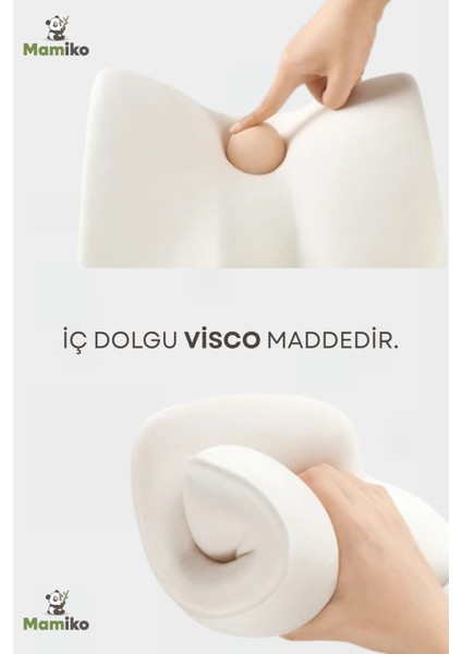 Bebek Kafa Şekillendirici Yastık, Bebek Düz Kafa Sendromu Yastığı, Visco Yenidoğan Yastığı