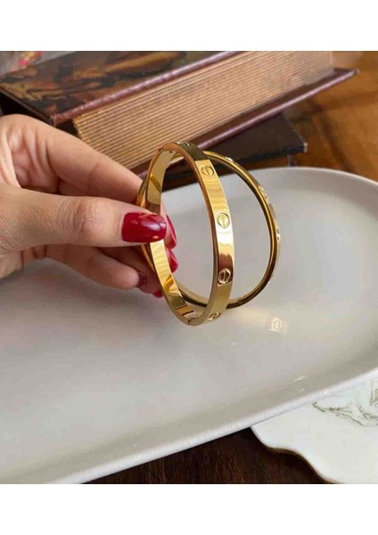 Gold Siyah 3lü Bileklik,kelepçe Seti Çelik Set modelleri