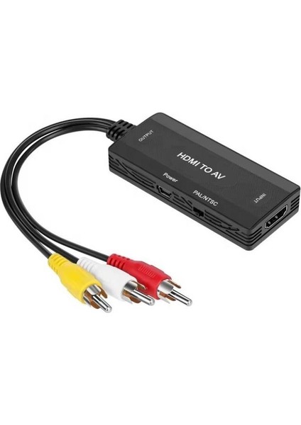 GA98 HDMI 1.3 1080P Hdtvden Rca Av Anlaloga Video ve Ses Dönüştürücü Adaptör Ntsc Pal