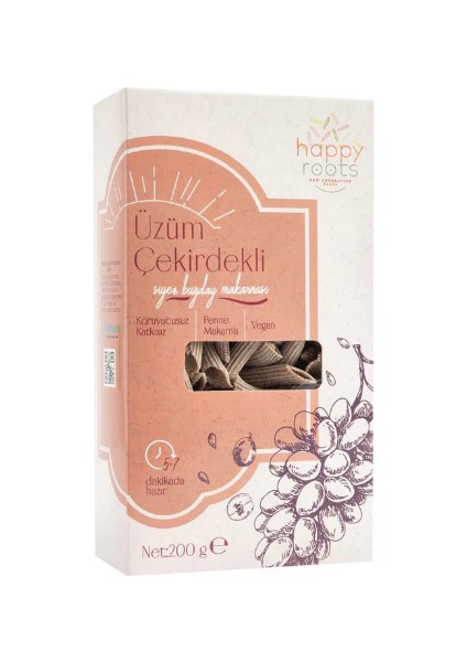 Üzüm Çekirdekli Siyez Makarnası