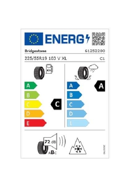 225/55 R19 103V Xl Blizzak 6 Oto Kış Lastiği (Üretim YILI:2025) fiyatları