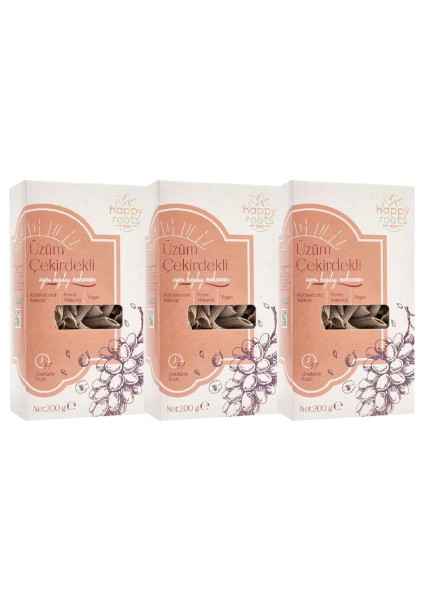 Üzümlü Çekirdekli 3 Lü Siyez Makarnası