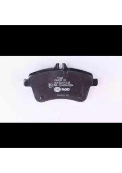 Mercedes Fren Balatası W169 W245 Ön 180/200