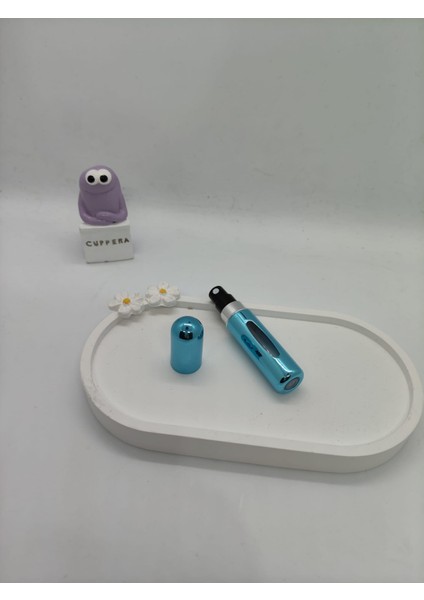 Mini Seyahat Parfüm Dolumlu Atomizer, Taşınabilir Parfüm Sprey Şişesi 5 ml (Açık Mavi) fiyatları