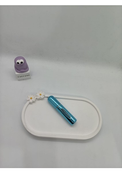 Mini Seyahat Parfüm Dolumlu Atomizer, Taşınabilir Parfüm Sprey Şişesi 5 ml (Açık Mavi) modelleri