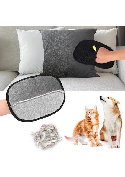 Evcil Hayvan Kedi Köpek Tüy Toplama Eldiveni