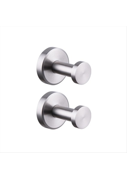 2pcs Duş Için Kanca Banyo Mutfak Cam Kapı Aynası Fayans-Loofah Havlu Ceket Gümüş Asmak Için Banyo Bornoz Kanca Tutucu (Yurt Dışından)