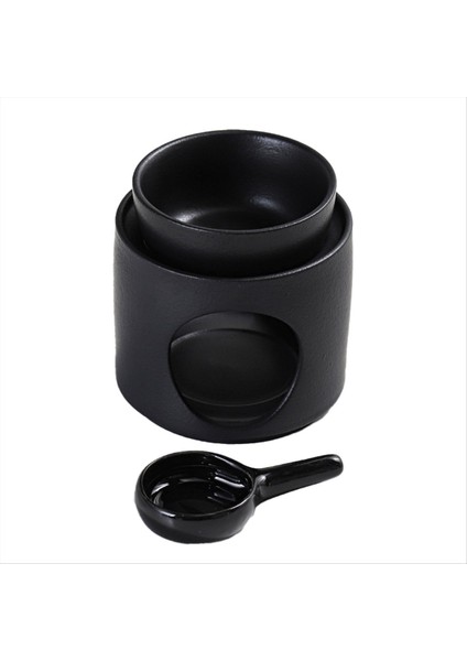 3&#39 Ü 1 Arada 1 Tranquize Esansiyel Yağ Fırını 100ML Ev Koku Sobası Mum Isıtma Sansürü Seramik Tütsü Brülör (Yurt Dışından)